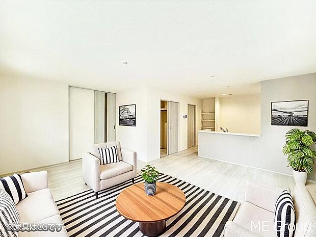 ■心落ち着く場所、ゆったり過ごせるリビング