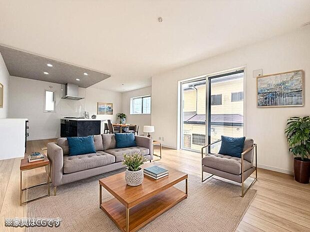 ■心落ち着く場所、ゆったり過ごせるリビング