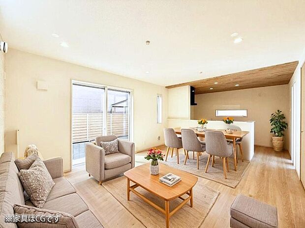 ■心落ち着く場所、ゆったり過ごせるリビング