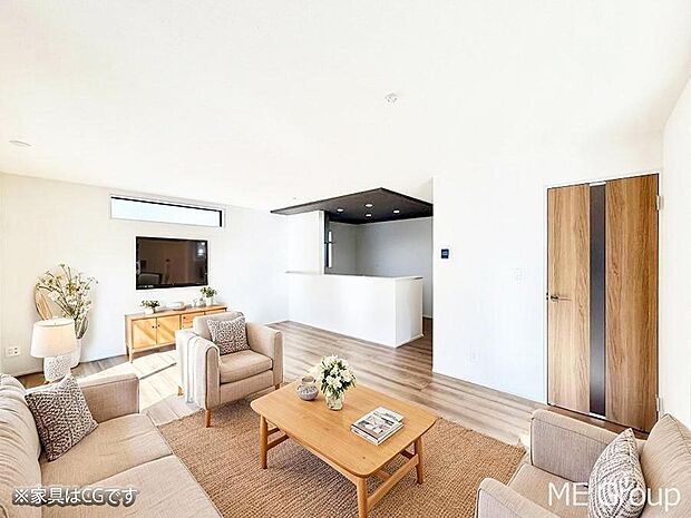 ■くつろぎと笑顔が集まる、心温まるリビング