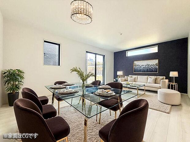 ■温もりを感じる、居心地のいいリビング