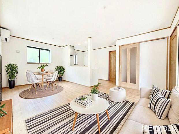 ■家具の配置がしやすく模様替えも楽しめる空間※家具はCGです