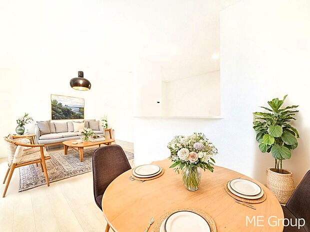 ■さりげないデザインが日常をセンスよく演出※家具はCGです