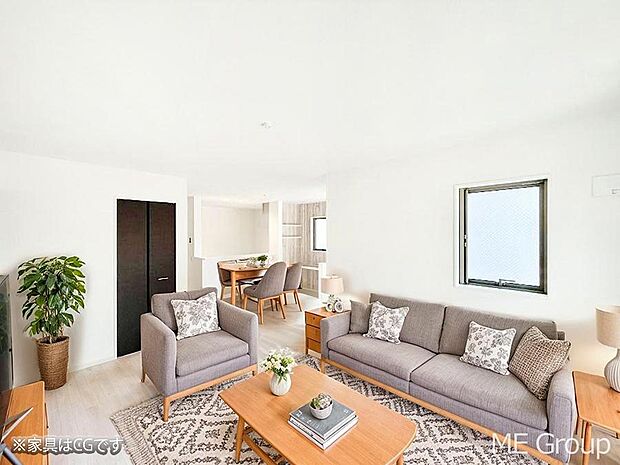 ■心落ち着く場所、ゆったり過ごせるリビング