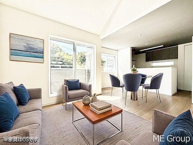 ■自然と会話が生まれる、心地よいひととき※家具はCGです