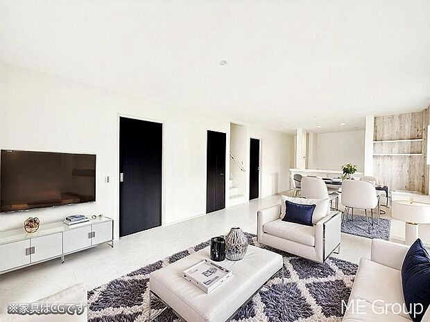 ■くつろぎと笑顔が集まる、心温まるリビング