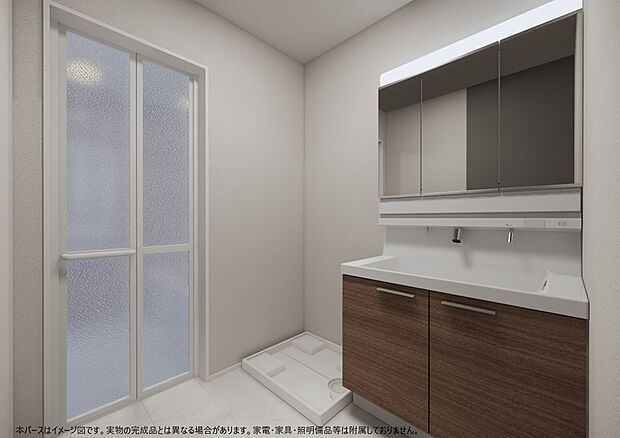 ■お洒落で清潔感のある洗面所