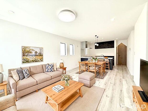 ■家具の配置がしやすく模様替えも楽しめる空間※家具はCGです