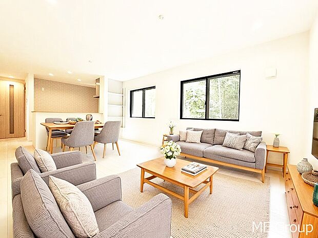 ■さりげないデザインが日常をセンスよく演出※家具はCGです