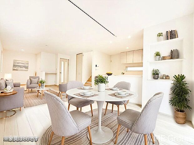 ■心落ち着く場所、ゆったり過ごせるリビング