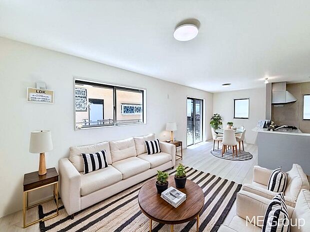 ■さりげないデザインが日常をセンスよく演出※家具はCGです