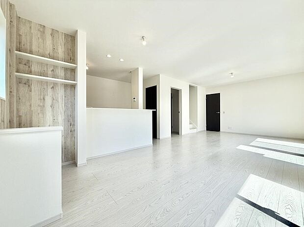 ■温もりを感じる、居心地のいいリビング