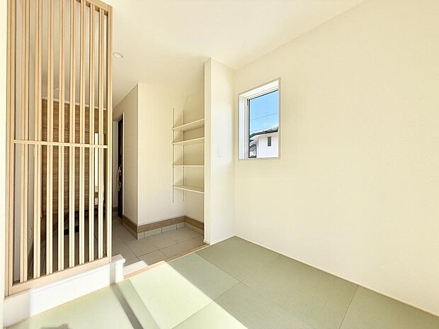 ■屋外と室内の中間的な使い方ができる便利なスペース