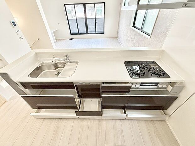 ■料理がもっと楽しくなる、快適なキッチン空間