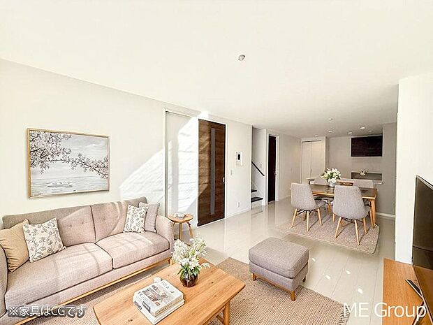 ■心落ち着く場所、ゆったり過ごせるリビング