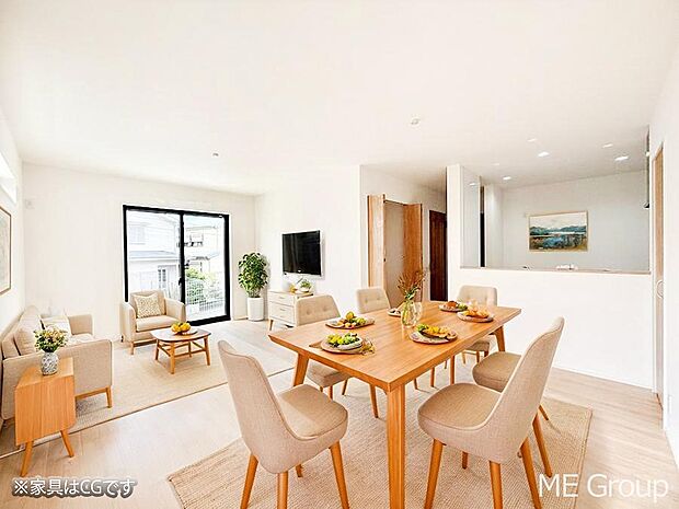 ■心落ち着く場所、ゆったり過ごせるリビング