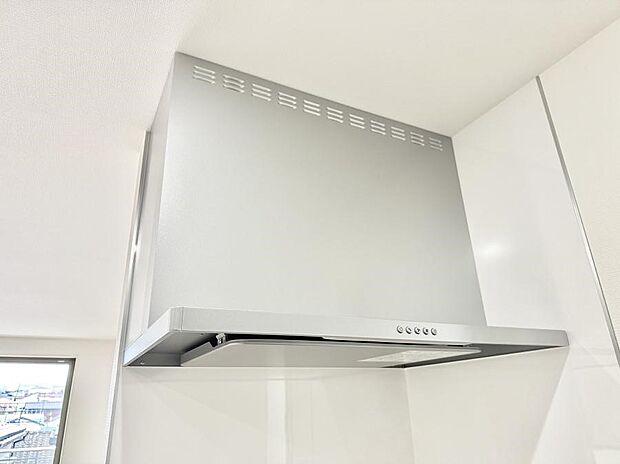 ■調理時の蒸気や匂いが換気扇に誘導され、効率的に排煙ができます。