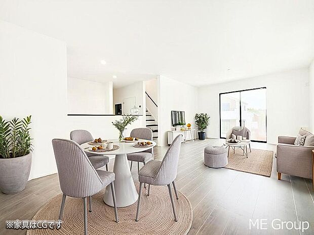 ■くつろぎと笑顔が集まる、心温まるリビング