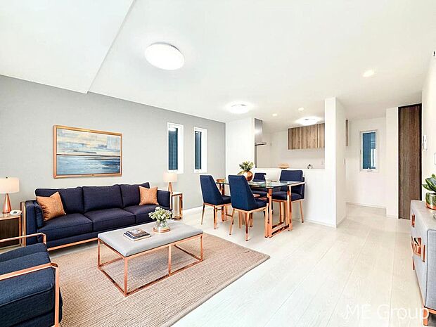 ■さりげないデザインが日常をセンスよく演出※家具はCGです