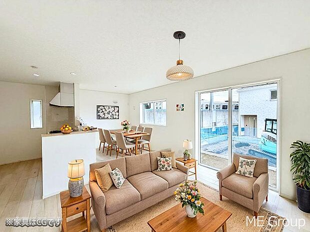 ■家族の笑顔があふれる、くつろぎの空間