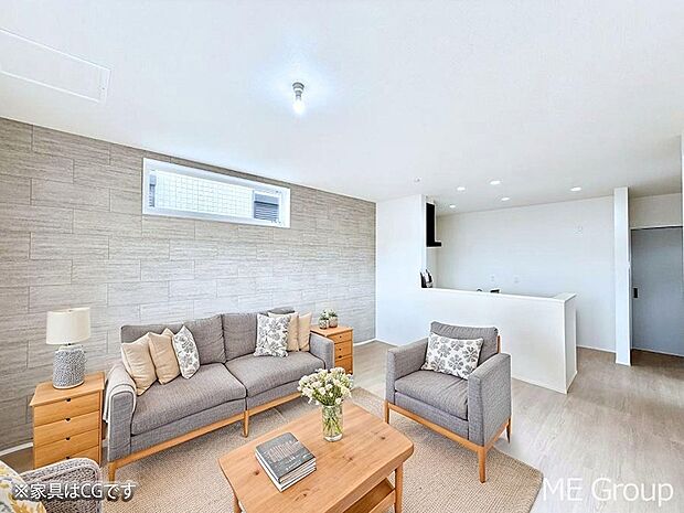 ■くつろぎと笑顔が集まる、心温まるリビング