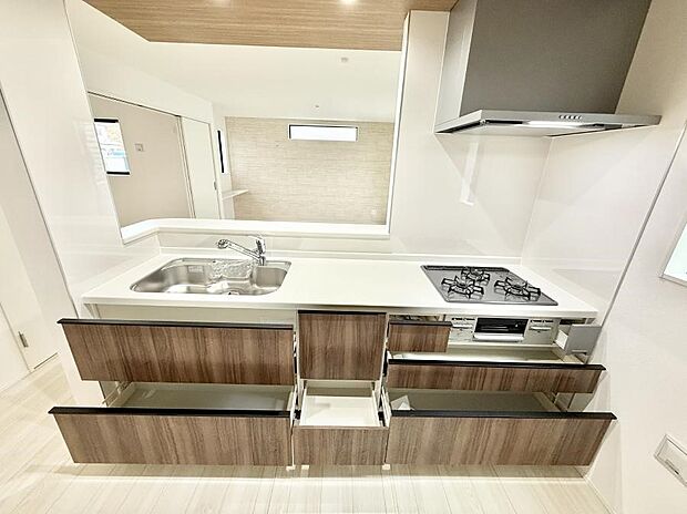 ■キレイに片付く、使いやすいキッチン