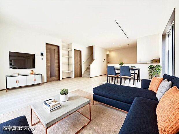 ■心落ち着く場所、ゆったり過ごせるリビング