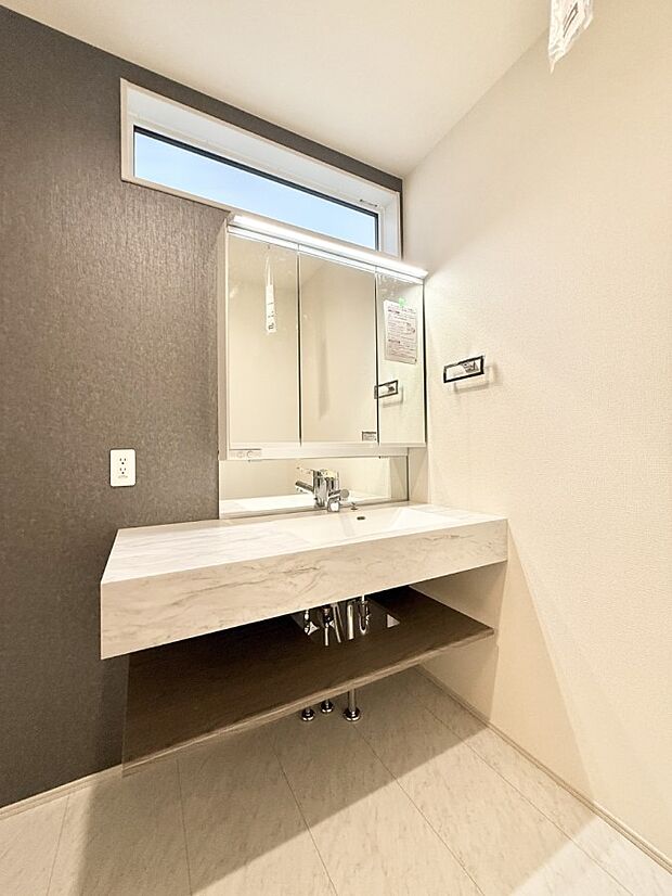 ■お洒落で清潔感のある洗面所