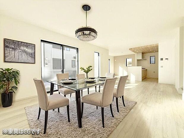 ■心落ち着く場所、ゆったり過ごせるリビング