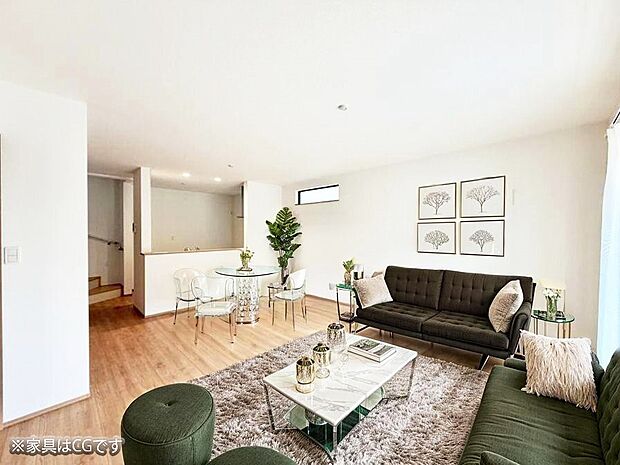 ■心落ち着く場所、ゆったり過ごせるリビング