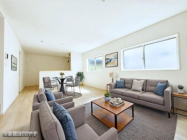 ■くつろぎと笑顔が集まる、心温まるリビング