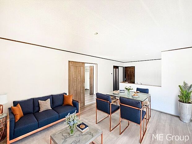 ■心落ち着く場所、ゆったり過ごせるリビング