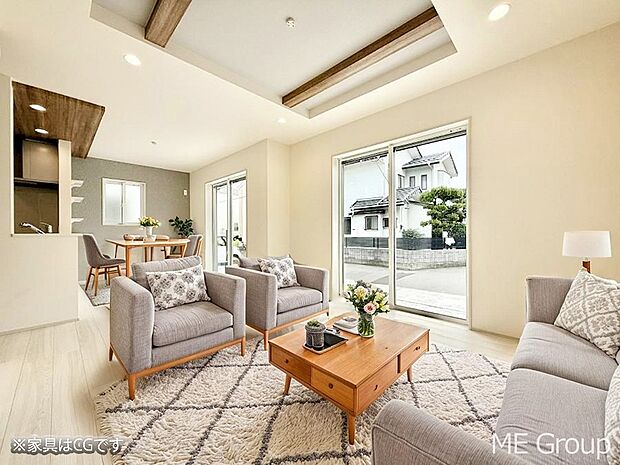 ■家族の笑顔があふれる、くつろぎの空間