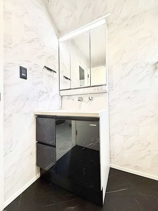 ■お洒落で清潔感のある洗面所