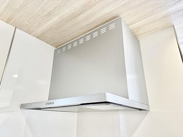 ■調理時の蒸気や匂いが換気扇に誘導され、効率的に排煙ができます。
