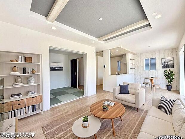 ■くつろぎと笑顔が集まる、心温まるリビング