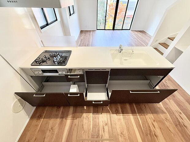 ■料理がもっと楽しくなる、快適なキッチン空間