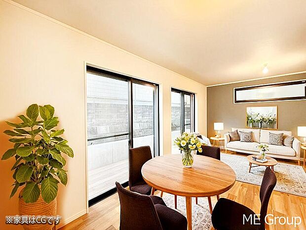 ■光と風を感じる、リラックスできる空間