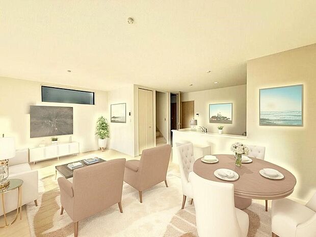 ■くつろぎと笑顔が集まる、心温まるリビング