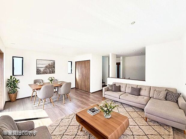 ■くつろぎと笑顔が集まる、心温まるリビング