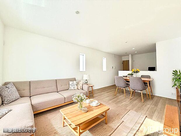 ■くつろぎと笑顔が集まる、心温まるリビング