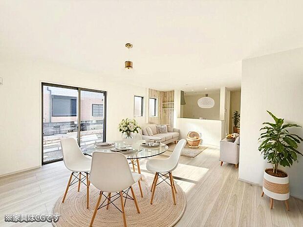 ■心落ち着く場所、ゆったり過ごせるリビング