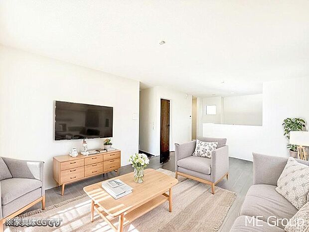 ■くつろぎと笑顔が集まる、心温まるリビング