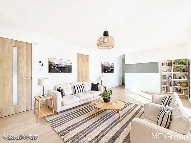 ■心落ち着く場所、ゆったり過ごせるリビング