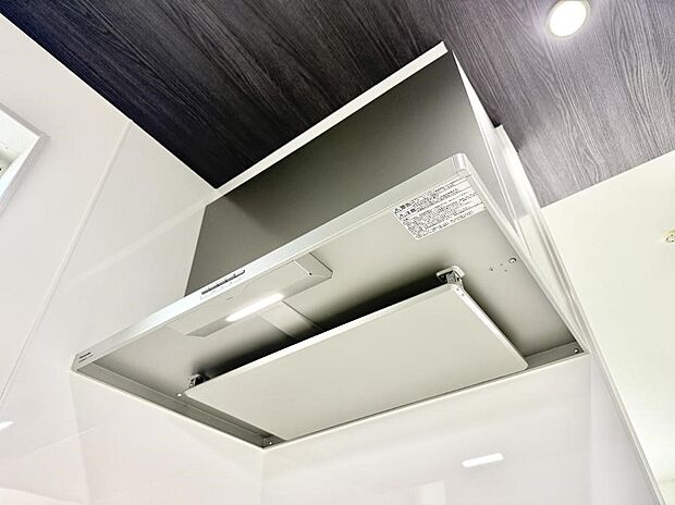 ■調理時の蒸気や匂いが換気扇に誘導され、効率的に排煙ができます。