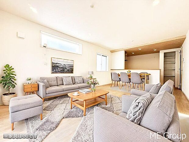 ■心落ち着く場所、ゆったり過ごせるリビング