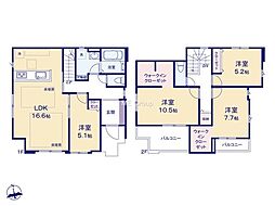 茅ヶ崎市松尾1期 新築戸建 全1棟