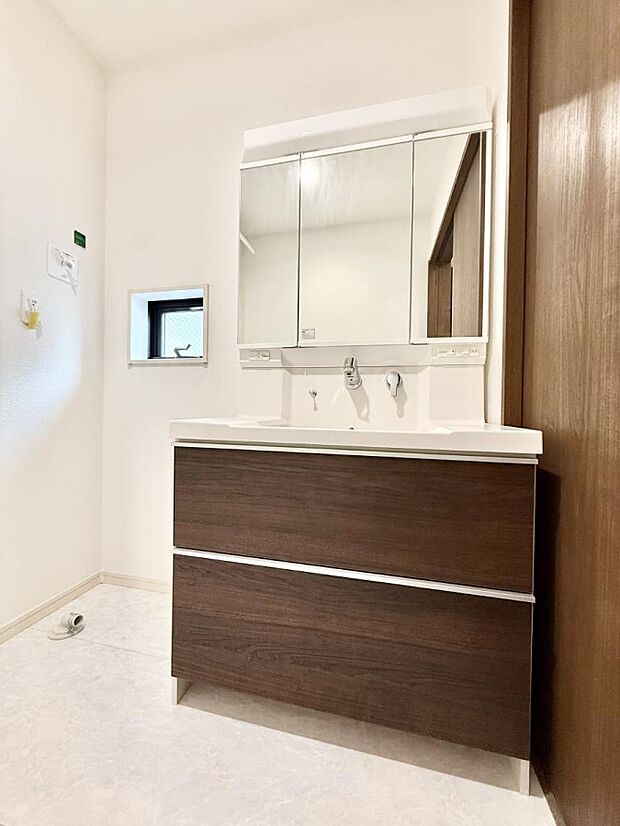 ■お洒落で清潔感のある洗面所