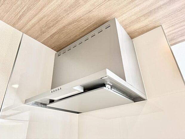 ■調理時の蒸気や匂いが換気扇に誘導され、効率的に排煙ができます。
