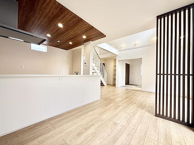 ■温もりを感じる、居心地のいいリビング